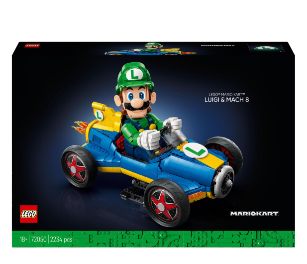 LEGO SUPER MARIO 72050 Mario Kart™ — Luigi i Mach 8 - 1529852 - zdjęcie